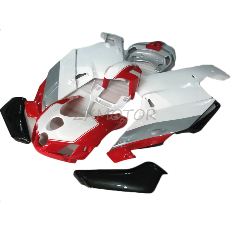 New ABS Injection Fairings Kits 100% Fit For DUCATI 749 999 2005 2006 White Red Black fairing 05 06 Full Body Parts OP29