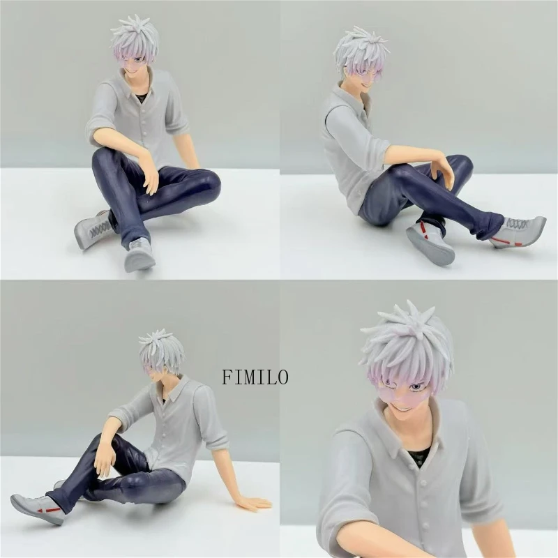Anime Jujutsu Line Figur Satoru Gegenseitige Hilfe und Win Nanami Kento Ac Bodentemperatur Figur PVC Statue Kocchion Modell Ornament und Y Technique fts