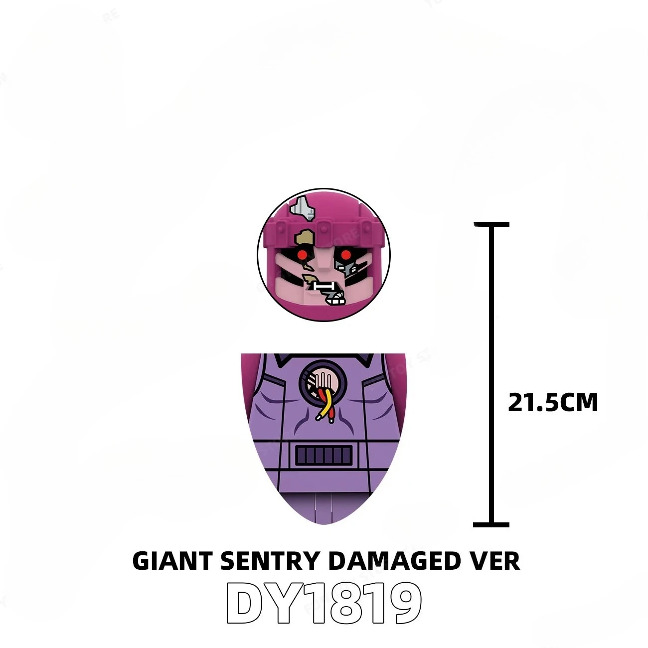DY1818 DY1819 Super Sentry X Police Assembled Building Blocks Toy Collected by Film and Television Enthusiasts Gift for People view 3