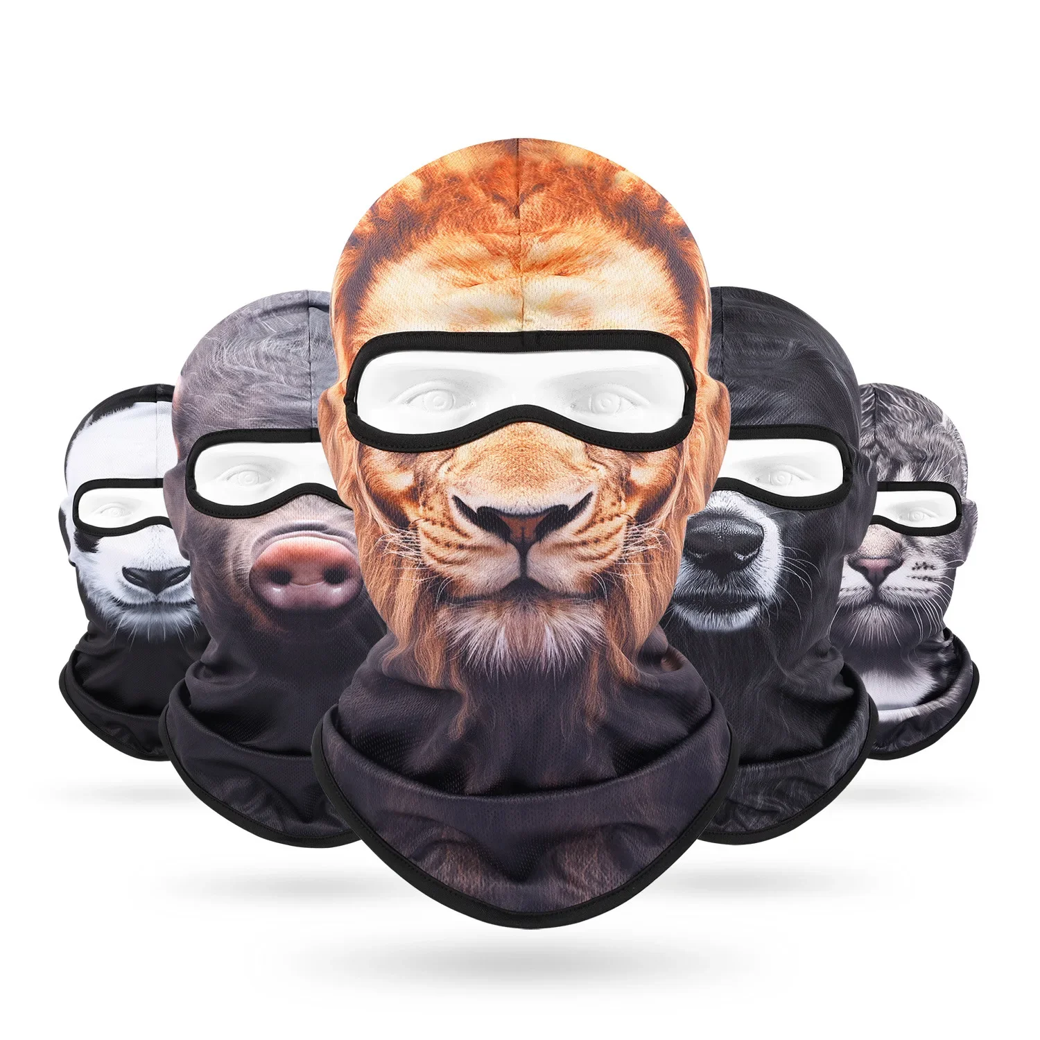 

3D Cat Balaclava Cute Pet Multifunctional Scarf Head Cover Motorcycle Full Face Hood Mask Cycling Headgear Hat Helmet Liner Cap