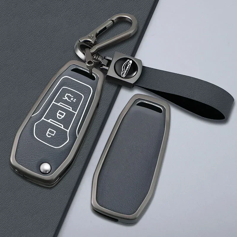 

For Ford Figo 2017 Mondeo 5 Ecosport Puma 2020 Fiesta Mk8 Everest Ranger 2 3 Buttons Car Remote Key Case Cover Shell Fob