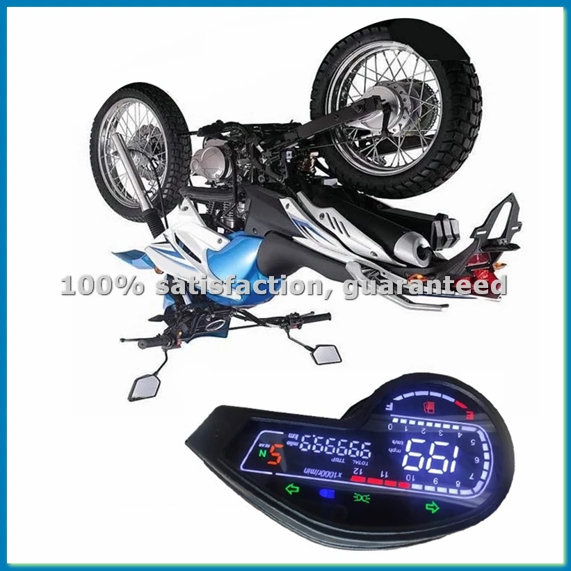 

Motorcycle 12V Digital Tachometer LCD Speedometer Dashboard for NXR150 NXR125 2003-2014-A07G