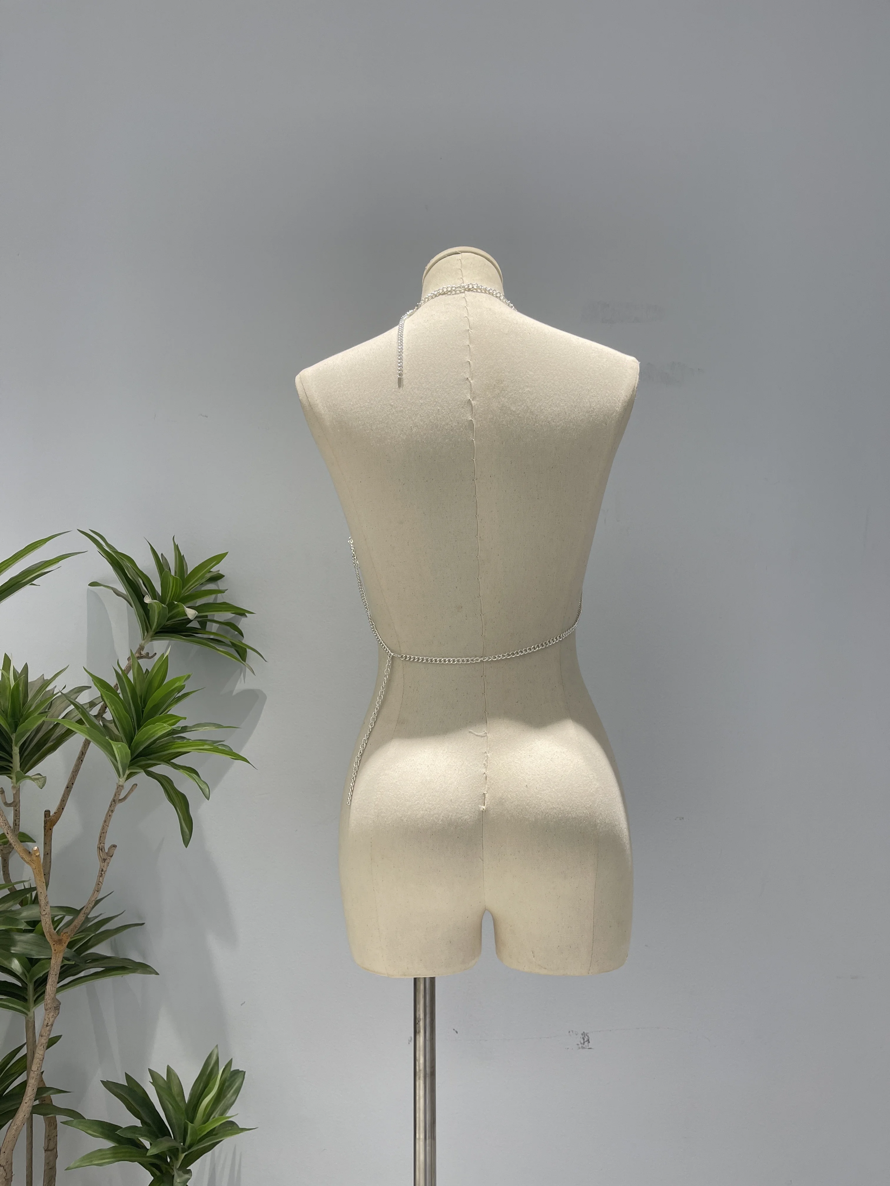 Sexy Neckholder Strass Korsett Crop Top Damen Kleidung Club Party Top Hotwife Bralette Festival Outfit Damen Tops