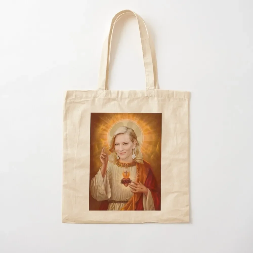 

Jesus Cate Tote Bag Canvas stote bag Portable shopping bag