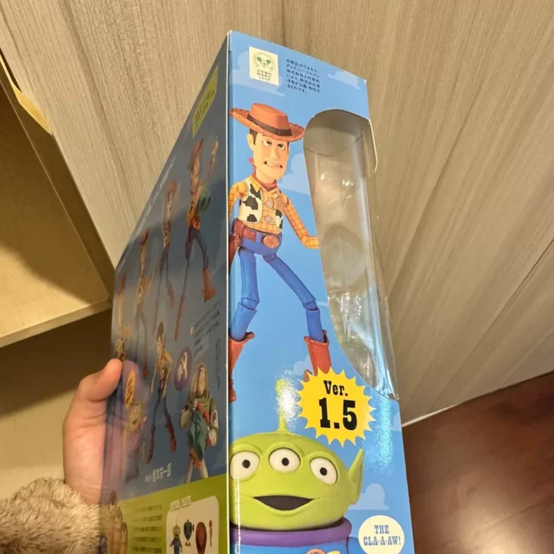 Original In Stock Kaiyodo Revoltech Toy Story Sherif Woody Ver.1.5 2.0 Action Figures Anime Ornaments Collection Model Gifts Toy