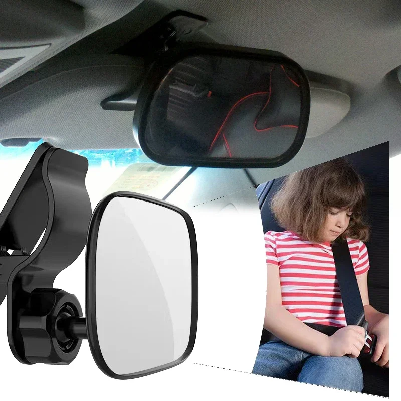 Car Safety Back Seat Baby View Mirror Suction Cup Rearview Mirrors Adjustable Rear Convex Mirror for Child Baby Auto Accessories