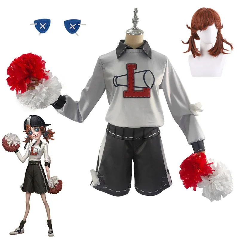 Lily Barrier-Disfraz de Anime Game Identity V, ropa, peluca, uniforme, juego de rol, animadora, fiesta de Halloween, conjunto de Cosplay para mujer