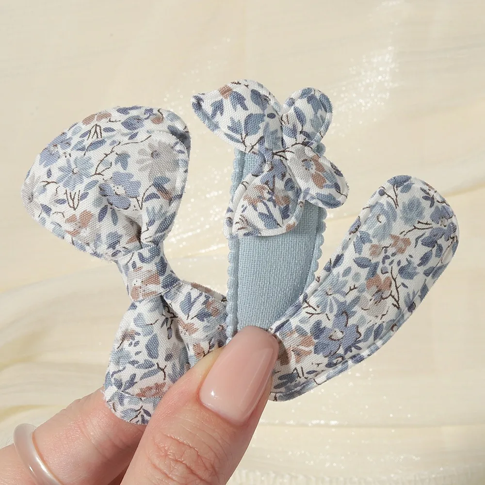 10 Stück/Set Retro Stoff Bedruckte BB-Haarspangen für Babys und Mädchen, Tägliche Dekoration, Fixierclips, Haaraccessoires – Detail 4