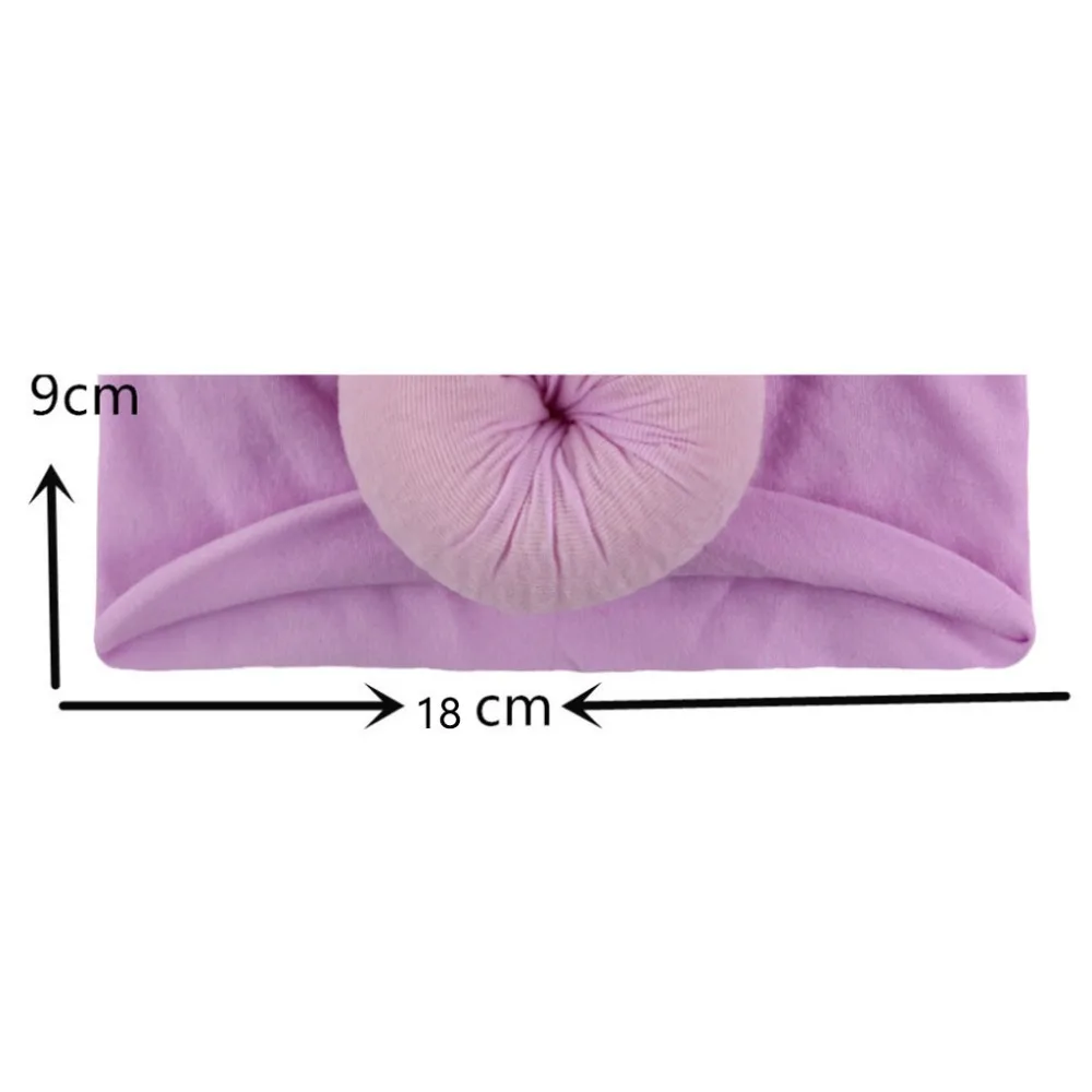 귀여운 도넛 아이 머리 장식 패션 와이드 소프트 나일론 아기 머리띠, 탄성 코튼 헤어 밴드, 사진 소품