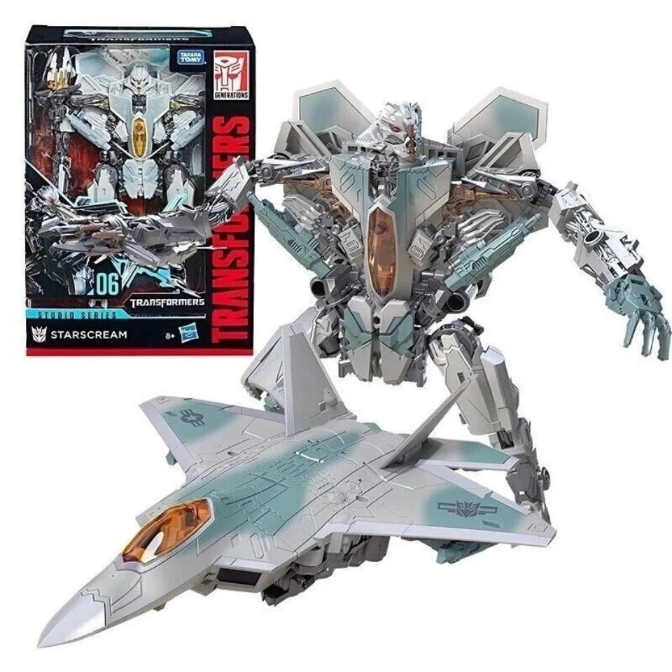 In Stock Transformers Toys Hasbro Studio Series SS06 SS-06 Starscream Voyager V-Class Action Figure Transformable Robot Boy Gift