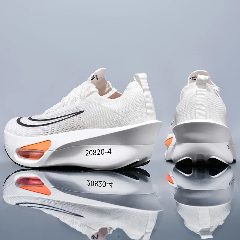 Men Women's Air cushion casual sneakers four seasons breathable light racing outdoor running shoes soft sole speed sports shoes