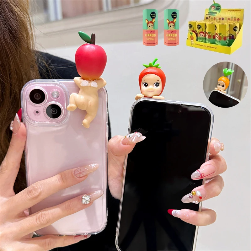 3D Cute Sonnys Angel Veggie Fruit Case for Xiaomi Redmi Note 13 12 11 Pro Plus 4G 5G 12S 11S 10S 10 9 9S Redmi 14C 13C 12C A3 12