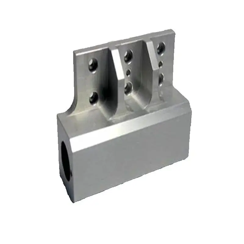 CNC machining custom stainless steel precision porous mechanical clamp special-shaped positioning block