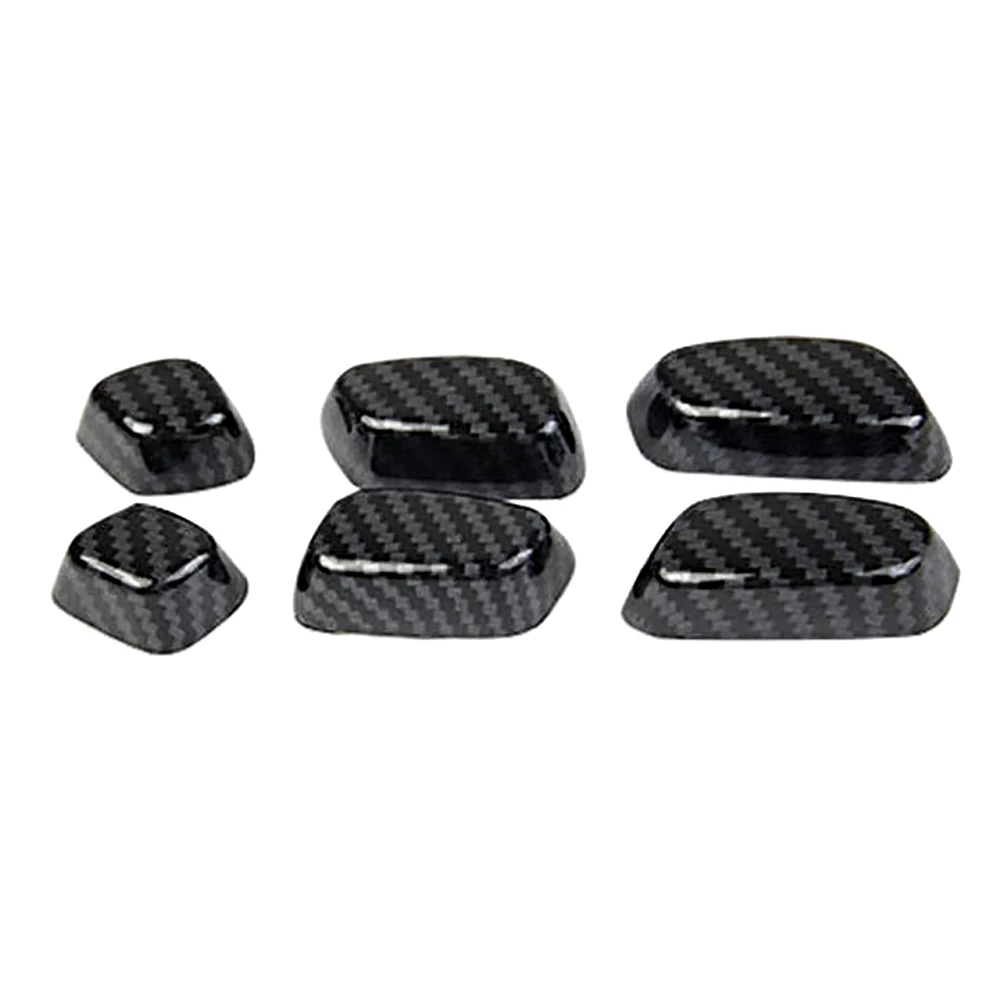 For 2014-2018 Chevy Silverado Chrome Car Seat Adjust Switch Button Cover Trim 6Pcs