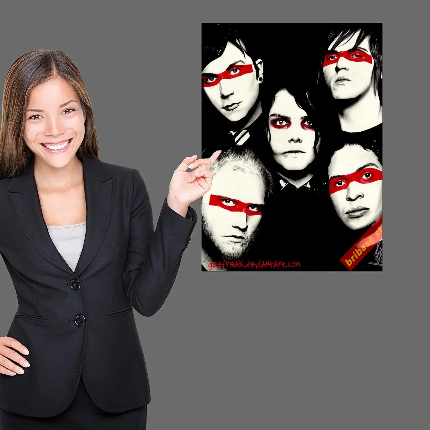 chemical romance Poster Prints Wall Art Canvas Painting Poster For Modern Family Living Room Home Decor