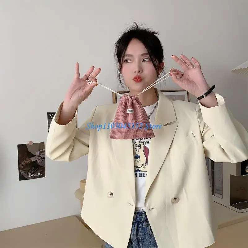 حقيبة مريحة برباط لسهولة تخزين المكياج وحقيبة مستحضرات التجميل لأحمر الشفاه