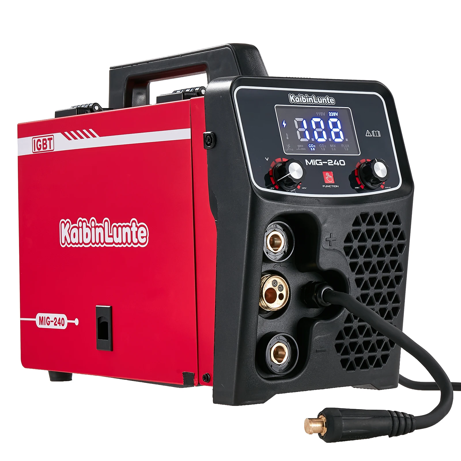 KaibinLunte 240Amp Inverter MIG Arc Welder with Dual Voltage 110V/220V wire feed welding machine for industry use