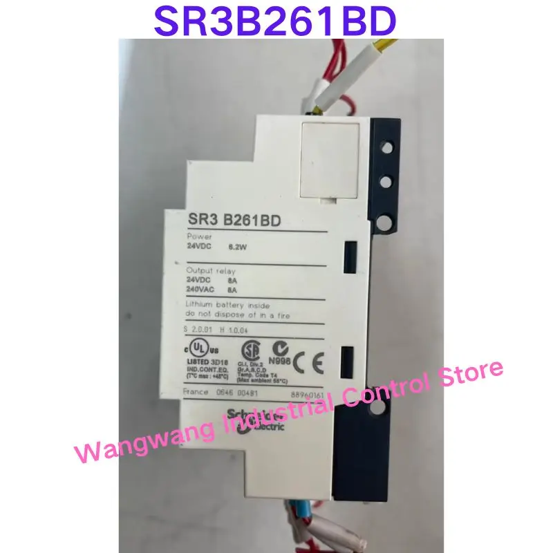 Second-hand test OK , SR3B261BD Logic Controller