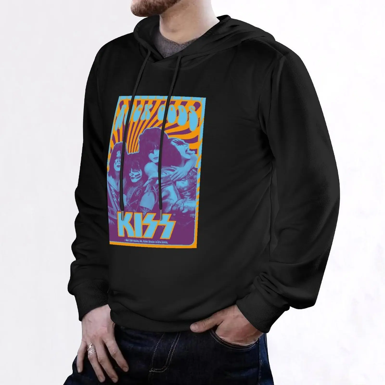 KISS Band - Vintage, Retro, Psychedelic Hoodie men's clothes men clothes men's coat korean clothes tracksuits