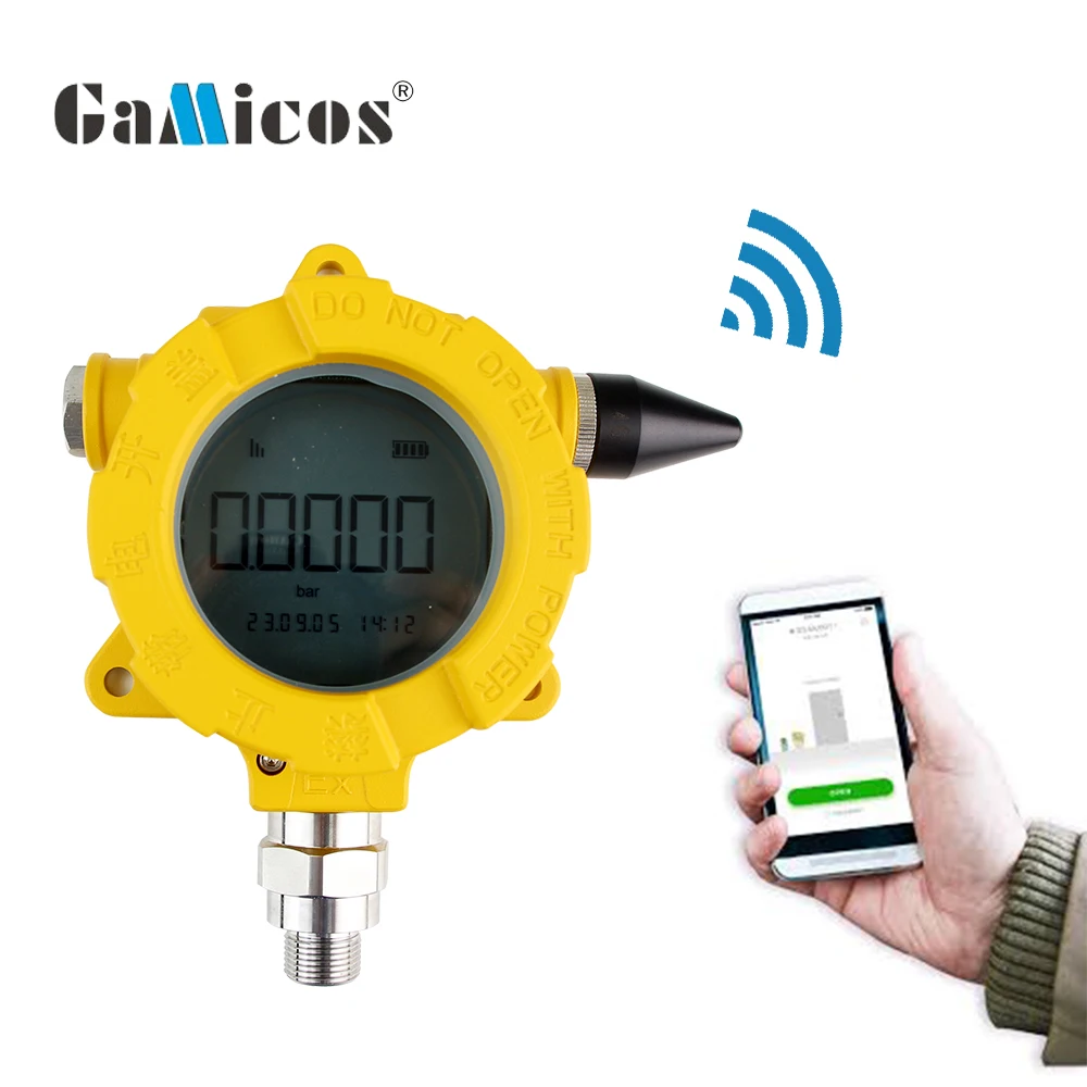 GAMICOS EX 4G LCD Display GPRS Wireless Lora Water Pressure Transducer