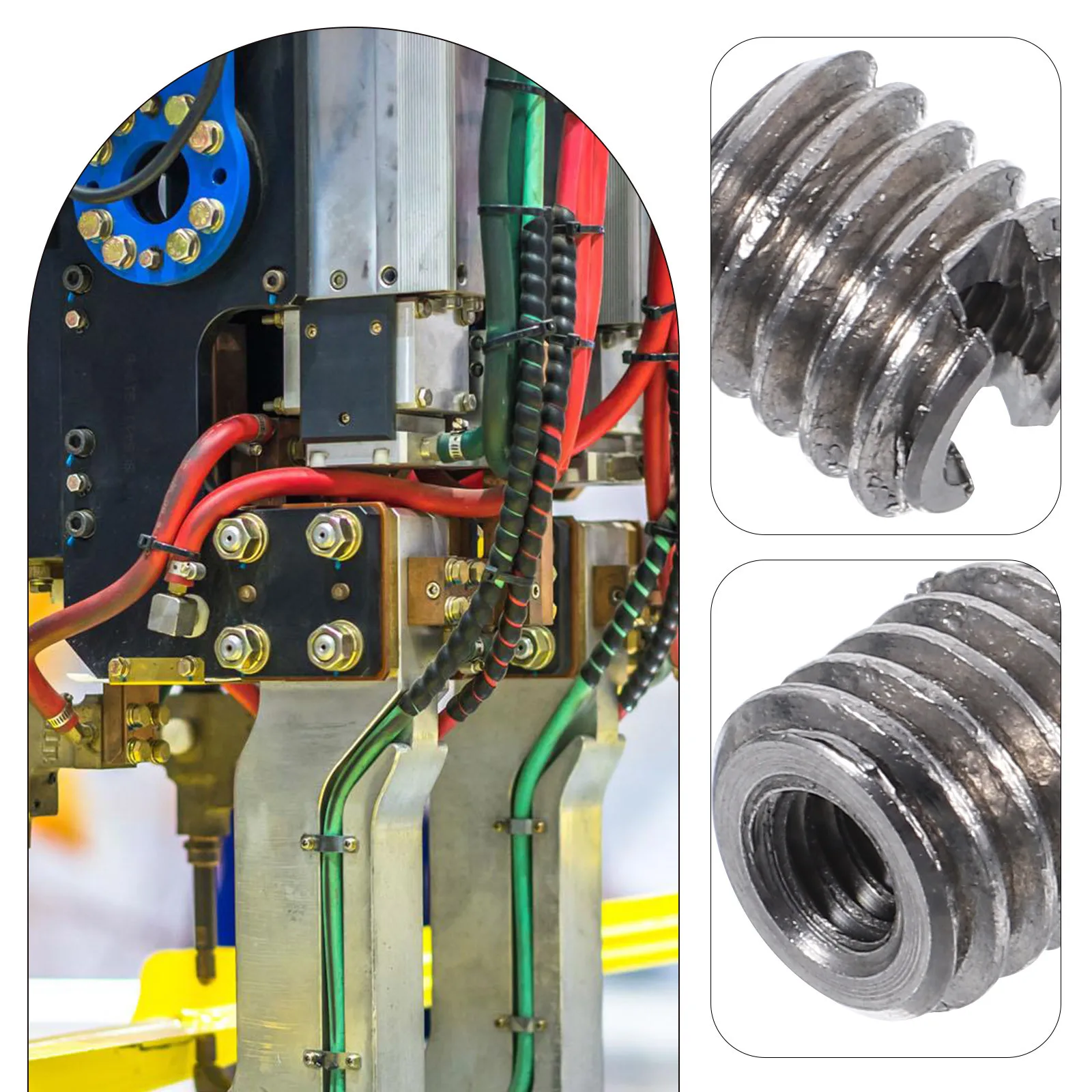 10pcs Stainless Steel Threaded Inserts M2Xm4X4Mm For Wood Furniture 3D Printing Injection Molding Fastener Hardware Connector