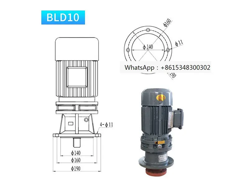 

Промышленный миксер для жидкостей, миксер для сточных вод, электрический миксер с мотором и емкостью для химикатов, циклоидный вертикальный редуктор.