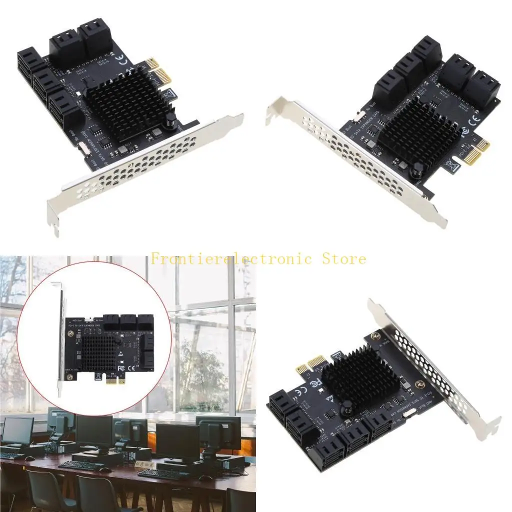G8DB PCI-E Adapter 10 Ports PCI for Express X16 to 6Gbps Full Spe