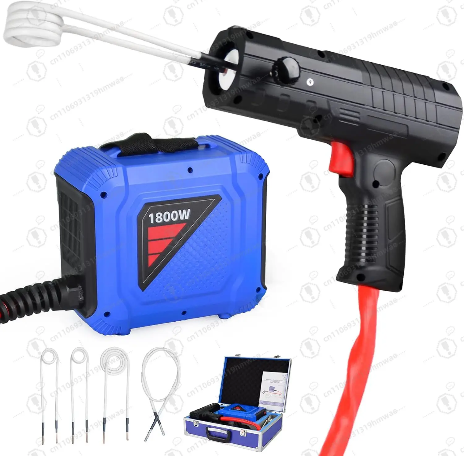 1800W-2000W Induction Heater Bolt Removal - 8s Heating Up,Handheld Flameless Induction Bolt Heater Tool with 4 Coils