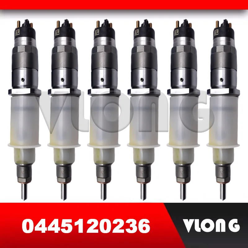

Machinery Fuel Injector For Komatsu Excavator PC300-8 PC350-8 Cummins QSL9 QSC8.3 SAA6D114E-3 0445120236 6745-12-3100 5263308