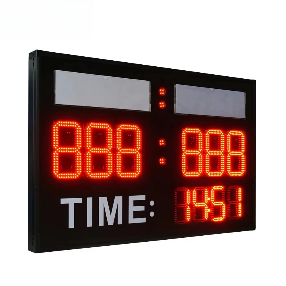 manufacturer's customizable LED display electronic scoreboard is suitable for a variety of basketball, football, and badminton