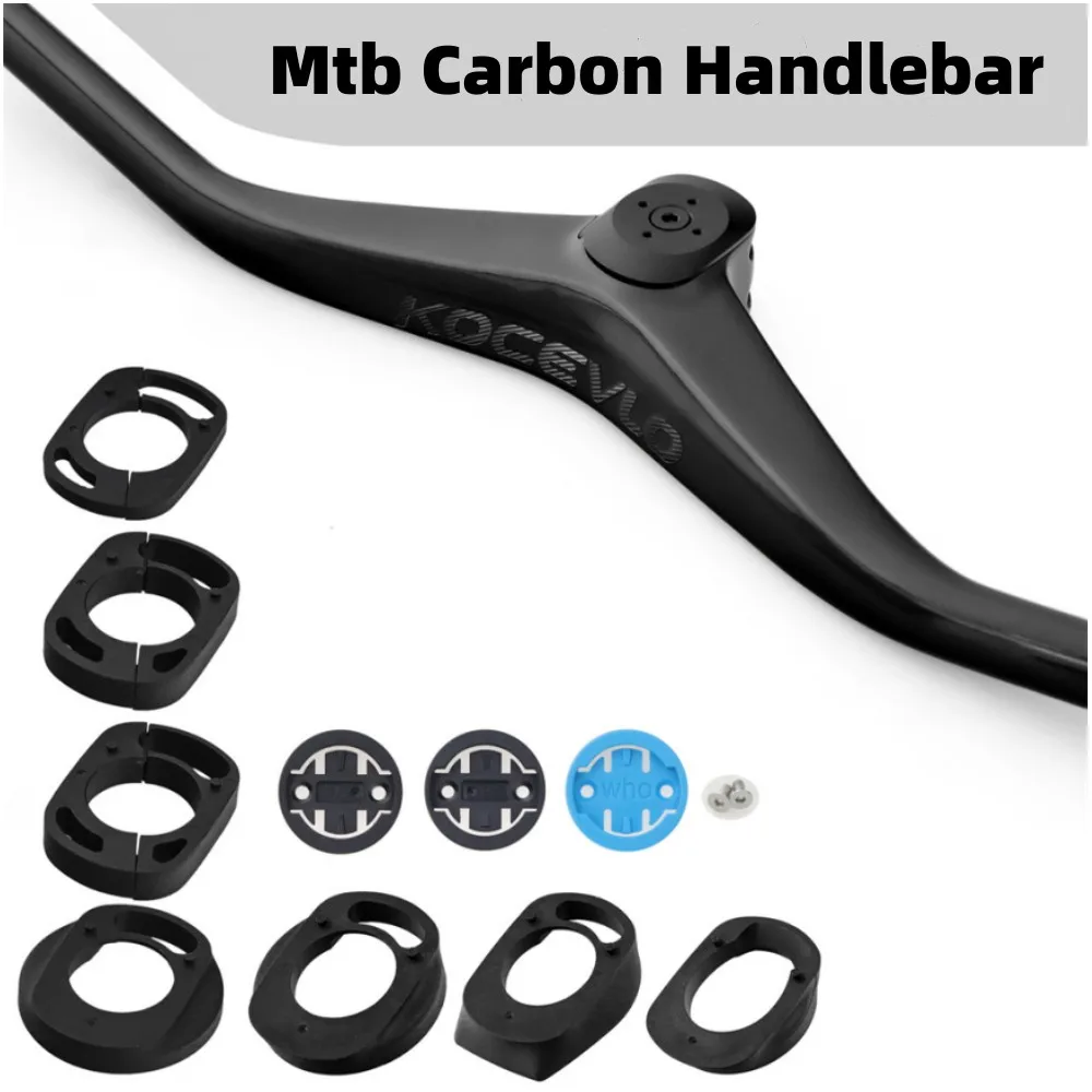 Mtb Carbon Handlebar Integrated Mtb Bike Table T800 Carbon Handle Bar 65/85/105x780mm For Mountain Bike Handles 28.6mm Steering