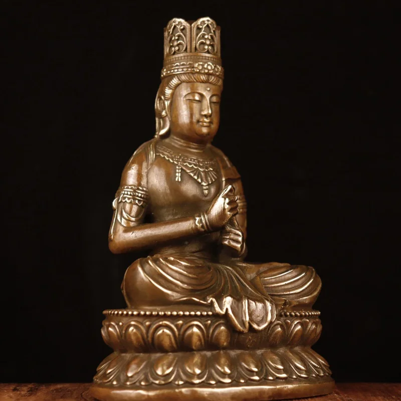 Antique Character Buddha Statue Mahāvairocana Home Decorative Creative Gifts & Crafts Copper Ornaments Wholesale