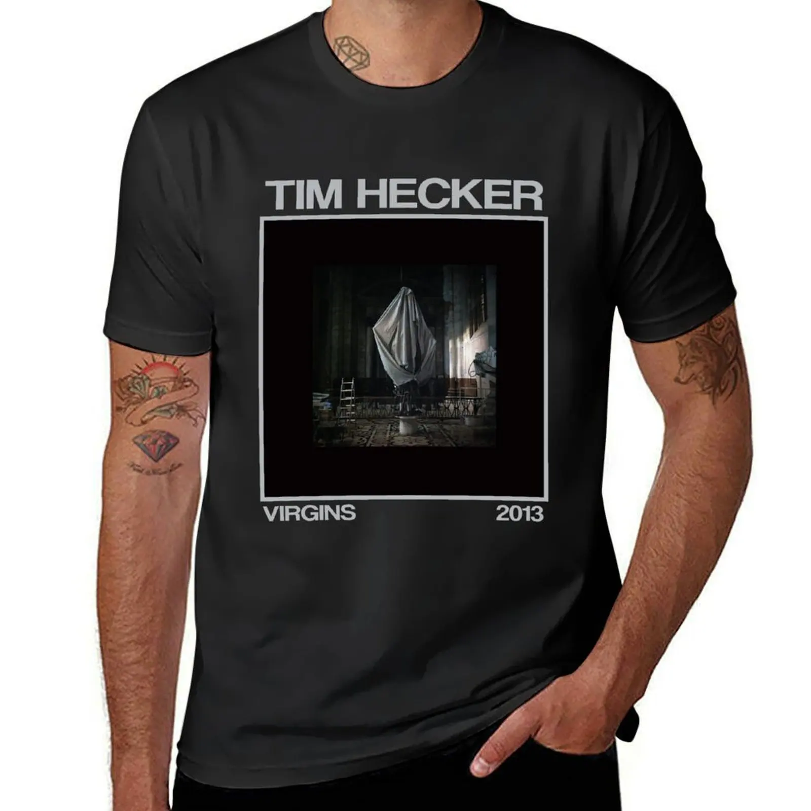 Tim Hecker T-Shirt customizeds heavyweights blacks customs clothes for men