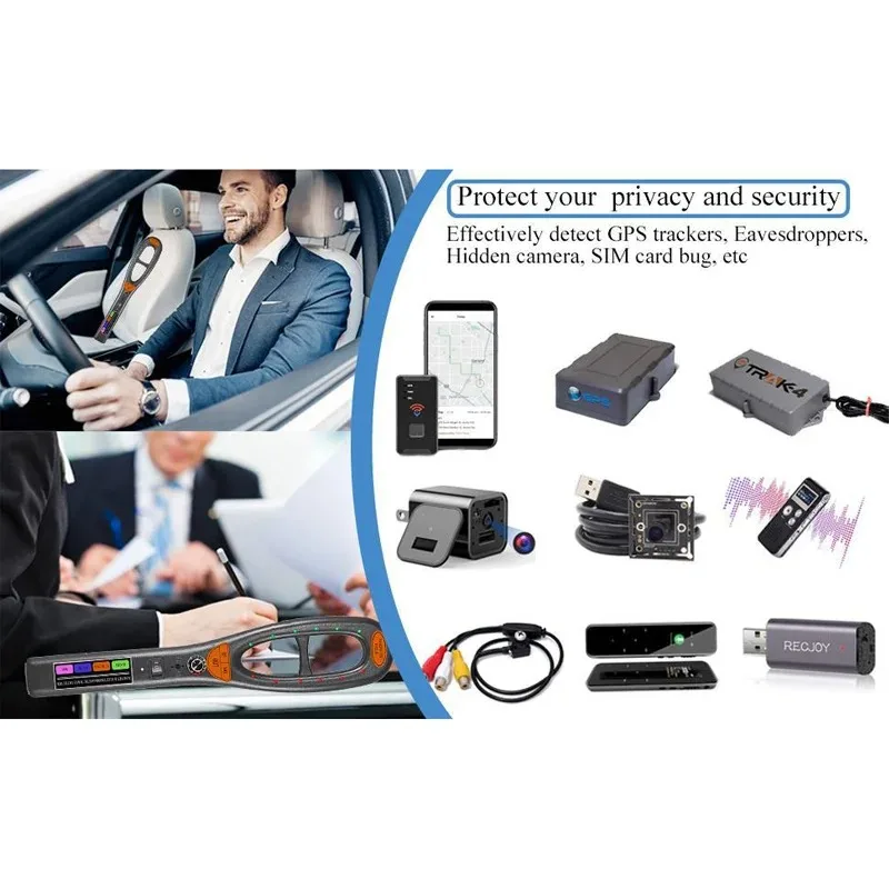 

Vehicle Positioning Magnetic Field Signal Detector Upgraded Anti Spy Detector Anti Eavesdropping Anti-monitoring Equipment