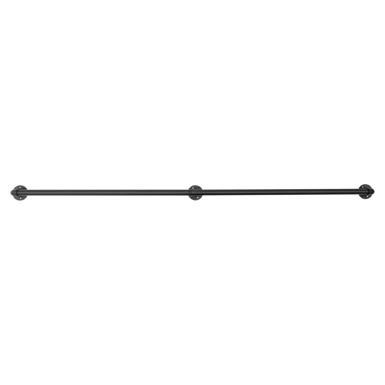 

Pipe Handrail+200cm total length, Staircase Handrail+8cm wall distance, Wall Mount Handrail+8.5cm flange diameter, for Bathroom Staircase Villa Loft Bar Apartment Dance Studio Cloakroom Balcony Indoor/Outdoor