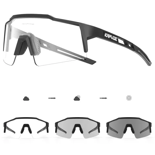KAPVOE gafas de sol fotocromáticas para ciclismo conducción UV400 gafas para bicicleta de montaña gafas deportivas para hombres y mujeres gafas para bicicleta