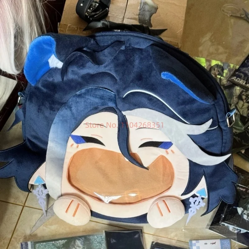 Game Path To Nowhere Cosplay Plush Bag Laugh Big Mouth Transparent Itabag Lolita Girls Backpackcute Toys Crossbody Shoulder Bag