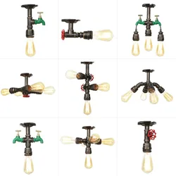 Special Creative Industrial Water pipe ceiling Light Vintage Retro Loft Bar Cafe Ceiling Wall Lamp Home Bedroom Restaurant Decor