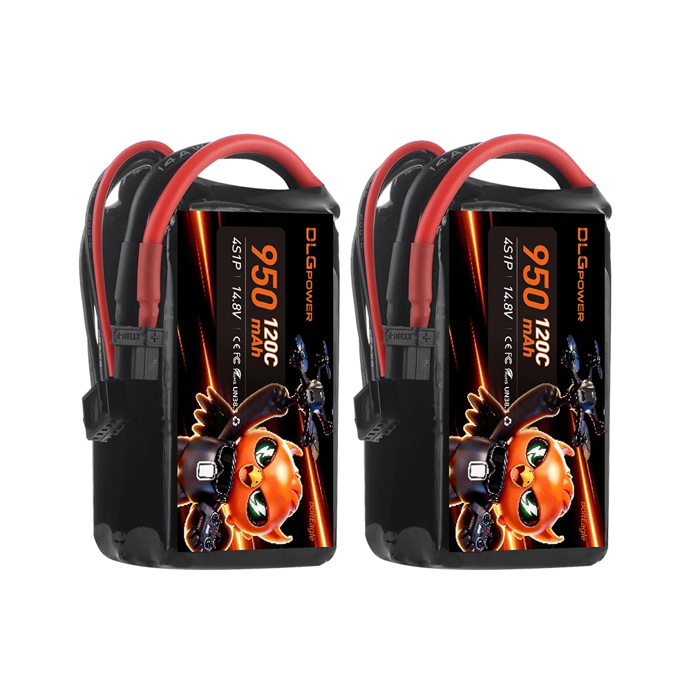 4S Lipo Battery 14.8V 950mAh 120C XT30 Plug Batteries For RC Helicopter Model Toy Aircraft Boat Car Quadcopter FPV Racing Drone