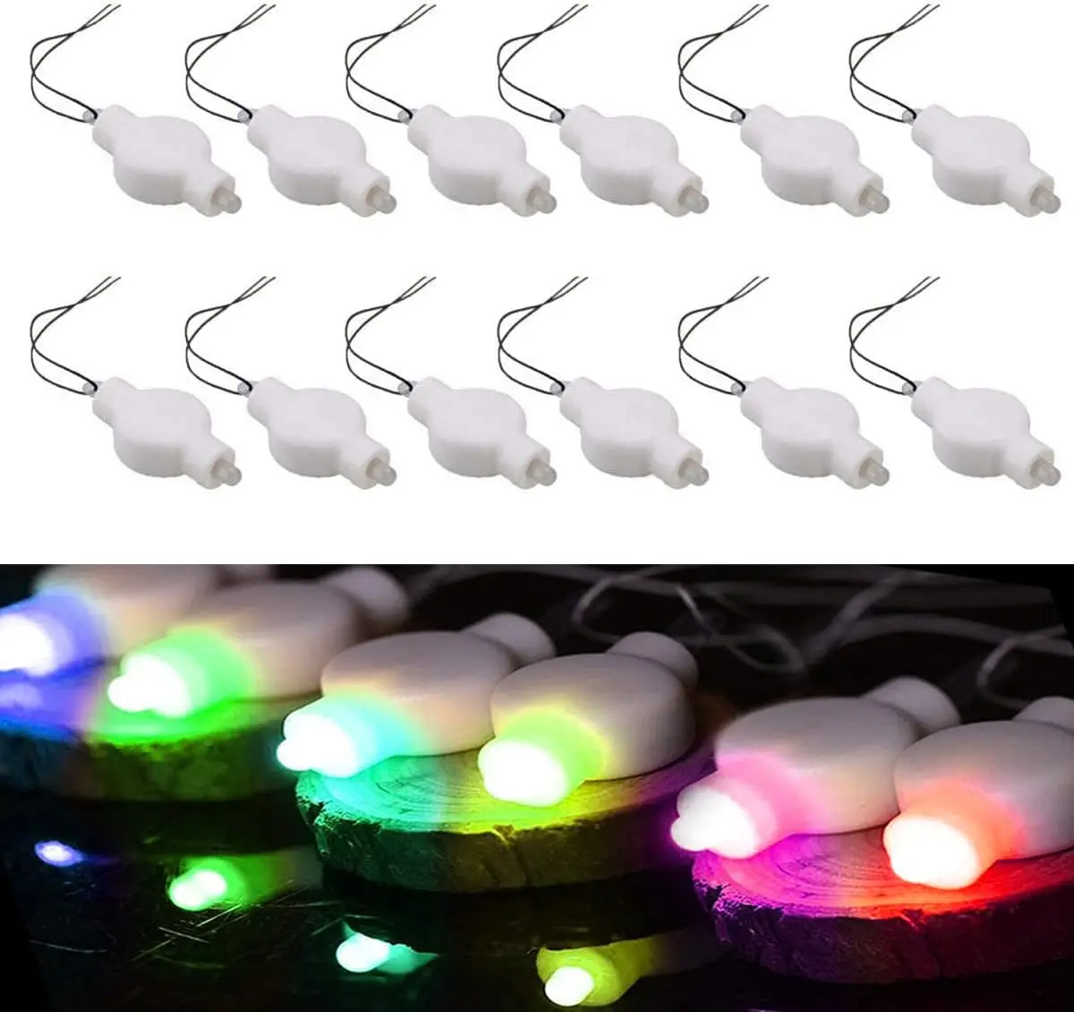 

200Pcs LED Lantern Lights Twinkle LED String Lights Decorative for Paper Lanterns Balloons Floral Festival