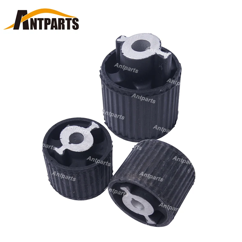 3Pcs Rear Differential Installation Bushing Rubber Bearing for BMW 5 series F07 F10 F11 7 F01 F02 F03 F04