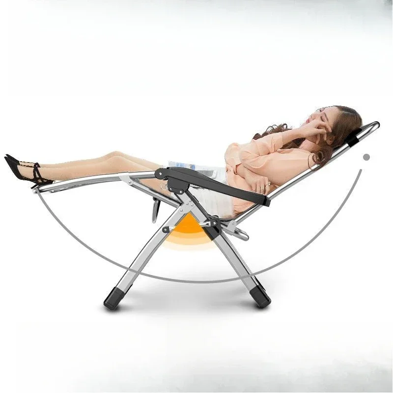 

Folding recliner backrest reinforced adjustable lunch break lazy rattan chair portable home leisure thickened durable sofa chair