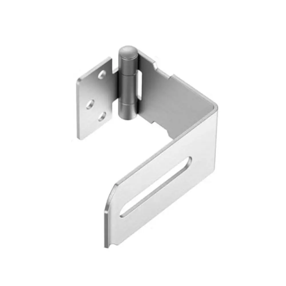 

Easy To Install 90° Padlock Hasp Safety Anti-theft Lock Plate Buckle Sturdy Stainless Steel Clasp Lock Desk