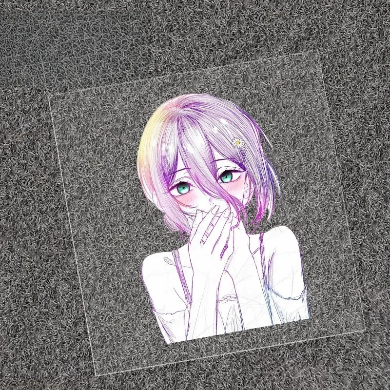 Reze Chainsaw Man Anime Vinyl Decal Waterproof Scratch Resistant Sticker for Car Motorcycle E-Bike Window Body Decor