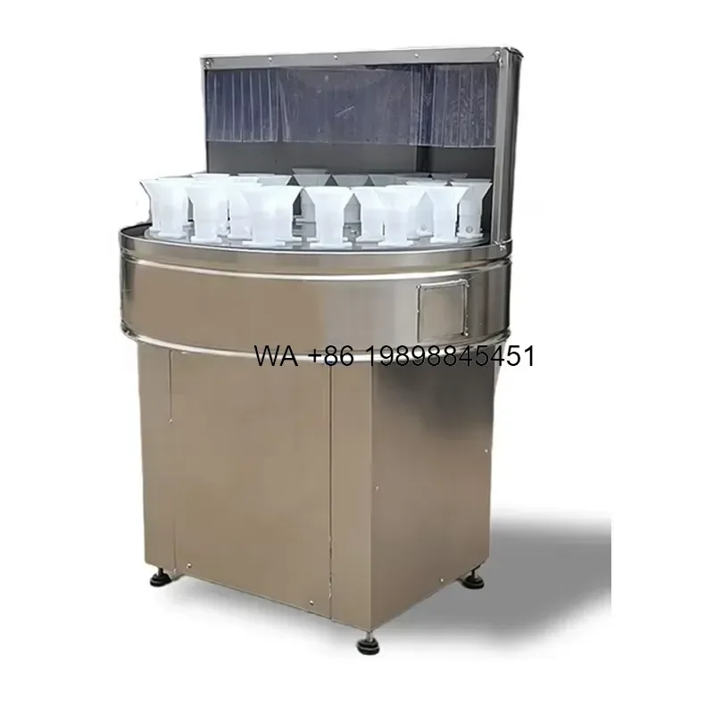 Wmwmnu for Portable Industrial PET Bottle Washer Milk Rotary Wine Plastic Semi Automatic Pet Recycle Glass Bottle Washing