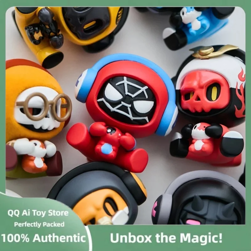 

Original Baby Mr.Bone Blind Box Anime Figure Mini Fashion Play Figurine Dolls Collect Decoration Pvc Model Trendy Toy Gifts Boys