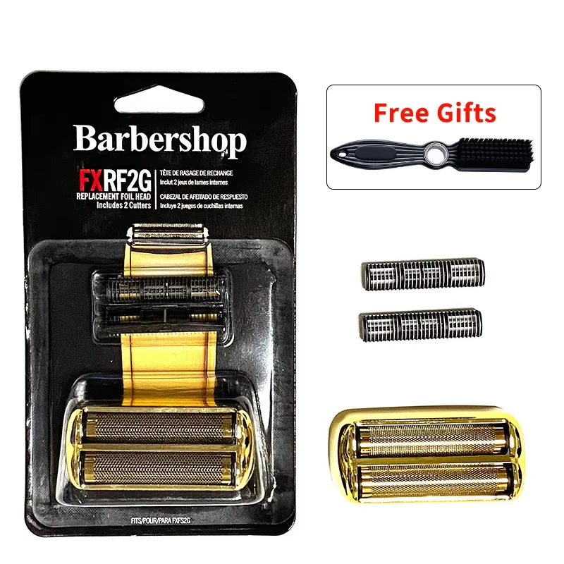 2Pcs Sets Hair Clipper Cutter Blade Head Cover Shaver With Comb Brush For Babyliss Replacement Net Knife Clipper Accessories