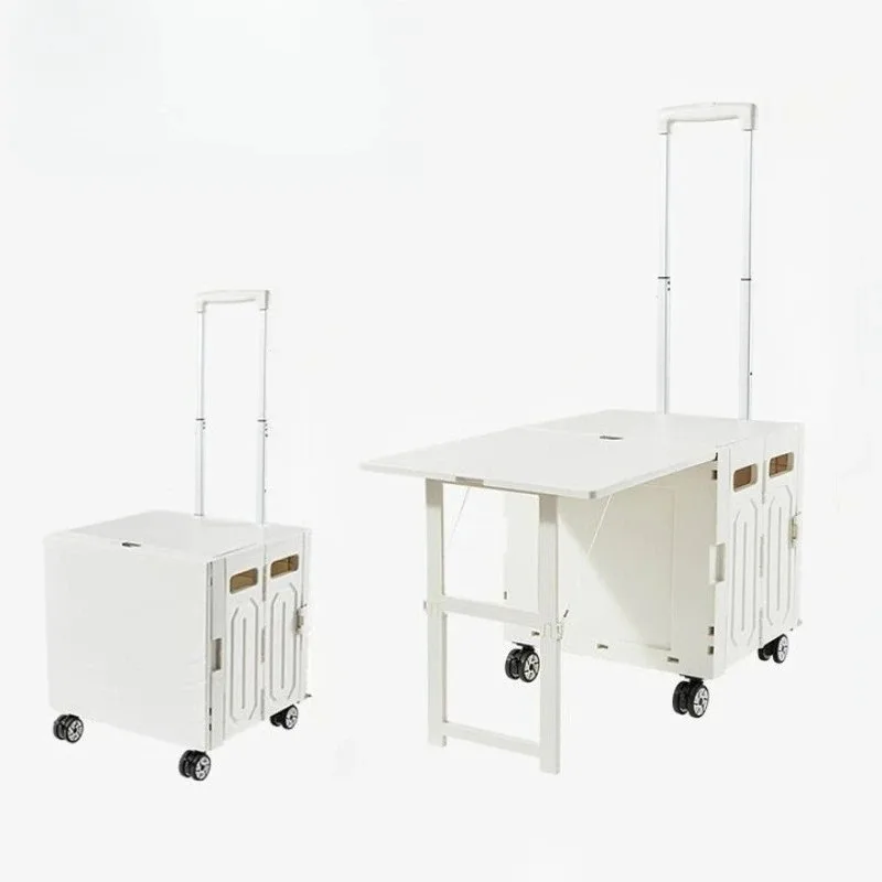 

Small helper outdoor camping picnic trolley foldable trolley cart set up a stall to buy vegetables and pick up the courier
