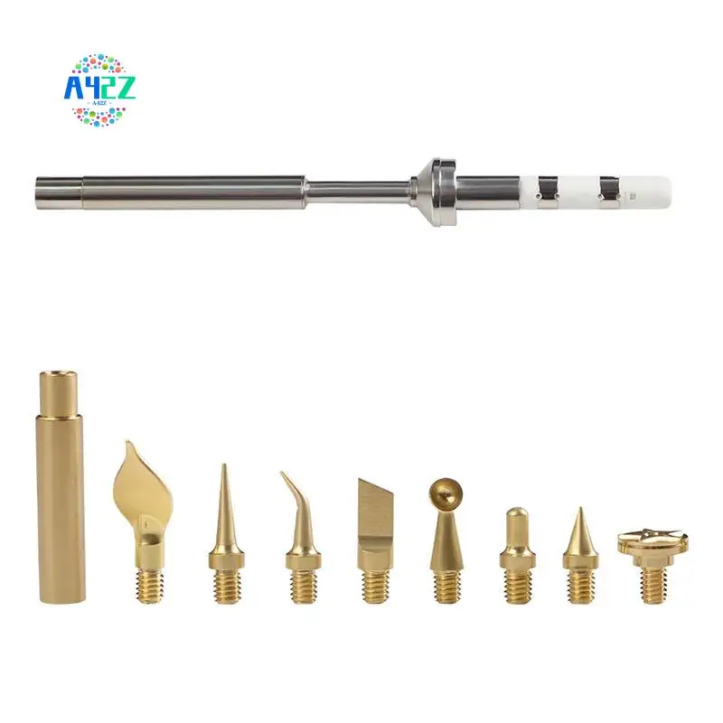 

A42Z-тепловая гайка, железный наконечник, нагревательный набор, инструмент для пайки, железный наконечник TS100, 3D-печать, модифицированный инструмент для отделки, внутренняя резьба