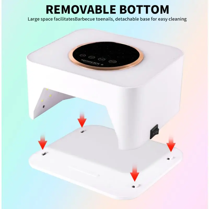 Upgrade 36 LEDs Professionele oplaadbare UV LED-nagellamp Draadloos UV-licht voor gelnagel met 3 timerinstellingen voor salongebruik